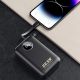 8. Powerbank Dudao K14+ 20000mAh 22.5W USB-C / USB-A / wbudowane kable Lightning i USB-C - czarny