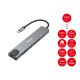 6. Adapter USB Equip 133497 USB Type-C Czarny, Szary