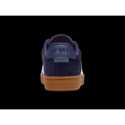 4. Sneakersy K-swiss COURT TIEBRK II SDE NAVAL ACADEMY/BRIGHT WHITE/GUM-M (09492-465-M)