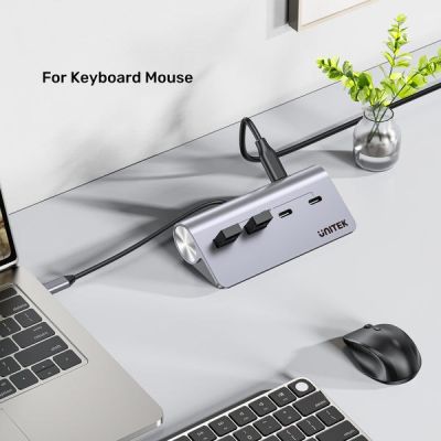 14. UNITEK HUB ALUMINIOWY USB-A/C 2X USBA 2X USBC 5GBP