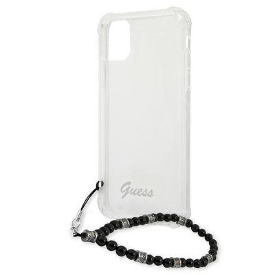 6. Etui Guess Black Pearl na iPhone 12 Pro Max - przezroczyste