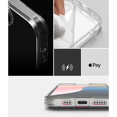 5. Etui Ringke Fusion na iPhone 16e / 17e - przezroczyste