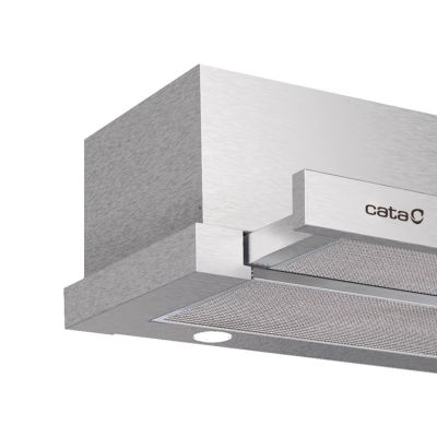 3. Kaptur CATA | PRZEDŁUŻACZ 600 | Teleskopowy | Klasa efektywności energetycznej C | Szerokość 60 cm | 390 m3/h | Mechaniczny | WYŚWIETLACZ EKOLOGICZNY | Stal nierdzewna