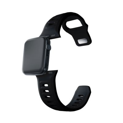 7. Pasek silikonowy 3mk Silicone Watch Strap do Apple Watch 38 / 40 / 41 mm - czarny