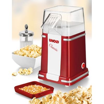 6. Unold Classic urządzenie do robienia popcornu Czerwony, Srebrny, Biały 900 W