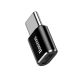 3. Adapter Baseus Mini przejściówka z micro USB na USB-C - czarny