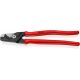 2. Nożyce do kabli KNIPEX StepCut® XL (95 11 225) ze stopniowanymi krawędziami tnącymi