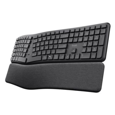9. Klawiatura ergonomiczna TRUST Keyra multidevice wireless