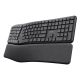 9. Klawiatura ergonomiczna TRUST Keyra multidevice wireless