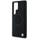 6. Etui BMW Leather Half Textured MagSafe na Samsung Galaxy S25 Ultra - czarne