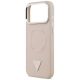 6. Etui Guess Triangle Logo MagSafe na iPhone 18 Pro Max / 17 Pro Max - różowe