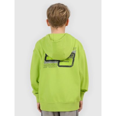 2. Bluza dresowa loose z kapturem chłopięca 4F 4FJRSS26TSWSM2817-45S