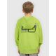 2. Bluza dresowa loose z kapturem chłopięca 4F 4FJRSS26TSWSM2817-45S
