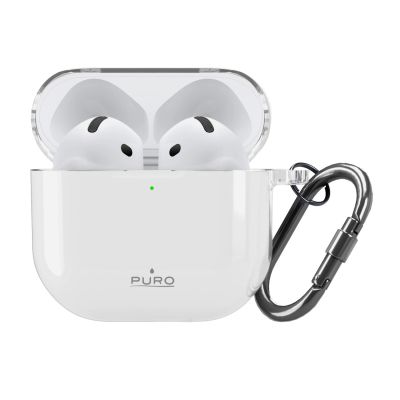 6. Etui Puro 0.3 Nude na AirPods 4 - przezroczyste