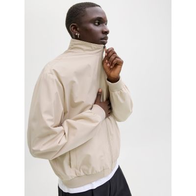 8. Jack&Jones męska kurtka bomberka JJECHARGE STAND COLLAR BOMBER NOOS 12288895 MOONBEAM