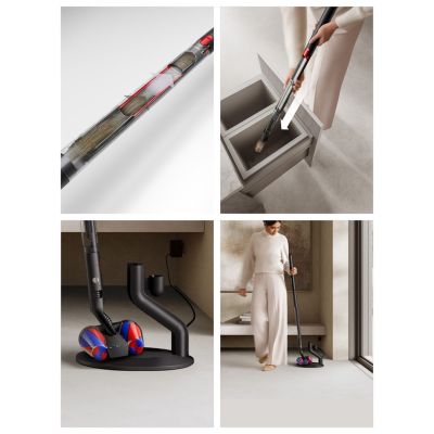 7. Dyson PencilVac Fluffycones Pionowy odkurzacz Bateria Suchy Bez worka 0,8 l Czarny, Szary