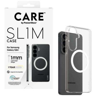 4. Etui CARE by PanzerGlass SL1M na Samsung Galaxy S26+ - przezroczyste