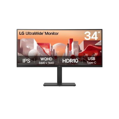 3. LG 34BA75QE-B monitor komputerowy 86,4 cm (34") 3440 x 1440 px Wide Quad HD LCD Czarny