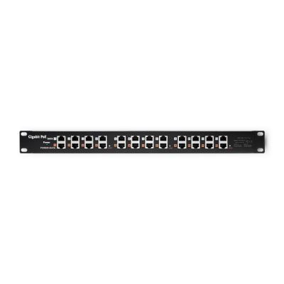 QOLTEC PATCH PANEL RACK | 12 PORTÓW | POE | CZARNY