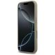 5. Etui Guess Silicone Big 4G Script na iPhone 17 - brązowe
