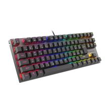 KLAWIATURA DLA GRACZY GENESIS THOR 303 TKL CZ/SK PODŚWIETLENIE RGB MECHANICZNA RED CZARNA HOT SWAP