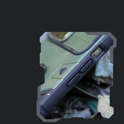 15. Nillkin CamShield Armor Pro Magnetic Case etui iPhone 14 Plus magnetyczny pokrowiec MagSafe z osłoną na aparat niebieskie
