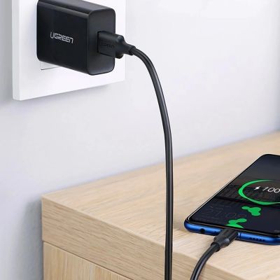 16. Kabel Ugreen US289 60135 micro USB / USB-A 0.5m - czarny