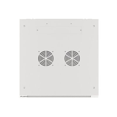 22. SZAFA INSTALACYJNA RACK WISZĄCA 19" 12U 600X600 SZARA DRZWI METALOWE (FLAT PACK)