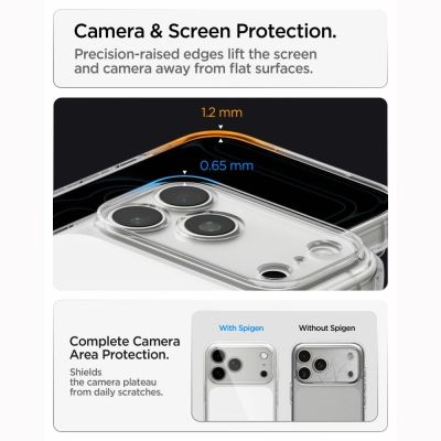 12. Etui Spigen Ultra Hybrid MagSafe na iPhone 18 Pro / 17 Pro - białe