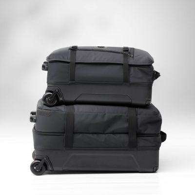 6. Fjällräven Färden Roller 35 Wózek Twardy kask Czarny 35 l Poliamidowy