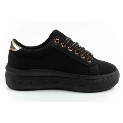 4. Lee Cooper buty sportowe damskie trampki modne czarne wygodne