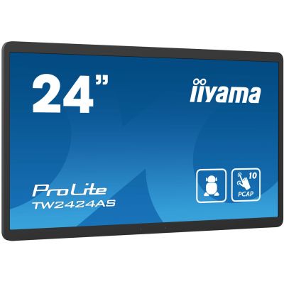 IIYAMA TW2424AS-B1 24inch Panel-PC with Android 12 CPU RK3399 4GB Storage 32GB In-Cell PCAP