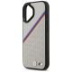 6. Etui BMW M Tricolor Metal Logo MagSafe do iPhone 17 - szare