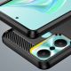 6. Carbon Case etui do Infinix Hot 20 Play elastyczny silikonowy karbonowy pokrowiec czarne