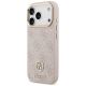 2. Etui Guess 4G Strass Logo MagSafe na iPhone 17 Pro - różowe