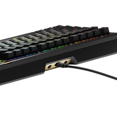 5. Glorious Gaming GMMK 3 PRO HE 75% Prebuilt klawiatura USB QWERTY US English Czarny