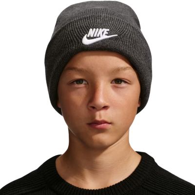 4. Czapka dla dzieci Nike Peak szara HF5498 032