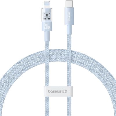 Kabel Baseus Gem USB C-IP 20W 1m (niebieski)