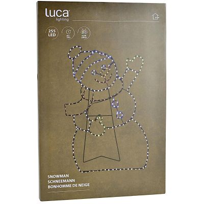 6. FIGURKA DEKORACYJNA BAŁWAN 275LED 79CM IP44