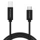 2. Kabel Wozinsky WKDDY2S USB-B - USB-C 2m - czarny