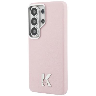 2. Etui Karl Lagerfeld K Metal Logo MagSafe na Samsung Galaxy S26 Ultra - różowe