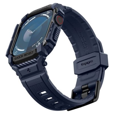 6. Pasek Spigen Rugged Armor "Pro" do Apple Watch 46 mm - niebieski