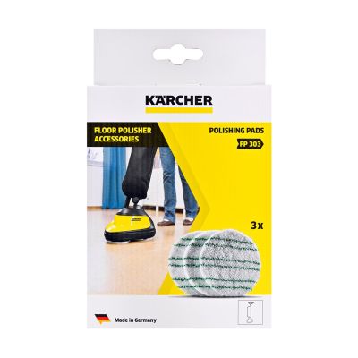 4. Pady polerujące - parkiet lakierowany / laminat - 3 szt. KARCHER - 2.863-197.0