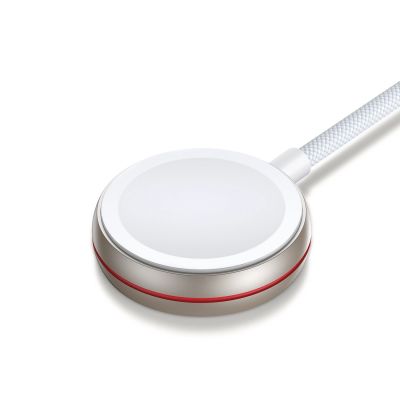 8. Joyroom 2 w 1 kabel lightning i ładowarka indukcyjna do Apple Watch 1.5m biały (S-IW012)