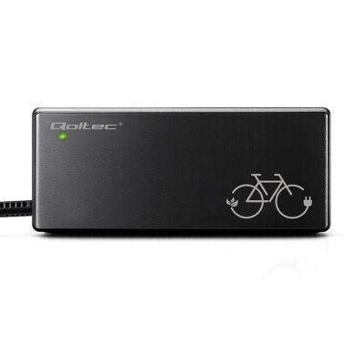 3. Ładowarka do roweru elektrycznego Qoltec 52613 36V 42V 2A wtyczka Bosch 3Pin + kabel zasilający