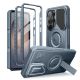 Etui Tech-Protect Kevlar MagSafe 2-Set na Samsung Galaxy S26 Ultra - niebieskie