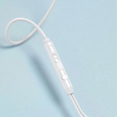 5. Słuchawki dokanałowe Dudao X3 przewodowe minijack 3,5mm - białe