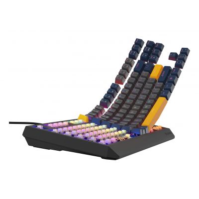 8. GENESIS Thor 230 TKL klawiatura Gaming USB QWERTY Angielski Niebieski