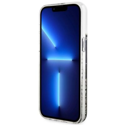 5. Etui Guess Liquid Glitter Marble na iPhone 14 Pro Max - czarne