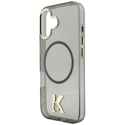 6. Etui Karl Lagerfeld IML K Head Logo MagSafe na iPhone 17 - czarne